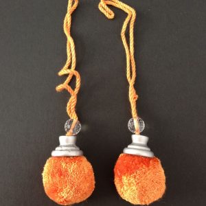 Borla Madera Naranja