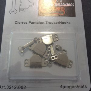 Cierre falda pantalon 4Uni.Ref: 265.3212.02