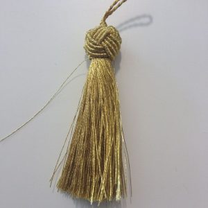 Borla Cabeza Metal Oro