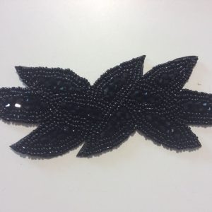 Aplique lentejuelas negro Ref: 333.6881