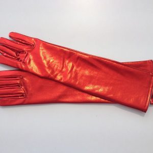Guantes metalizados 38cm.