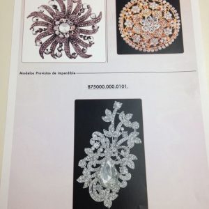 Broches Latón + Strass