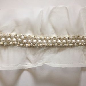 Tira pedrer&iacute;a perlas/cristal