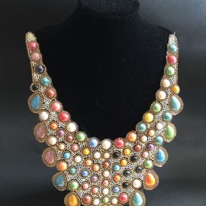 Collar cristal multicolor