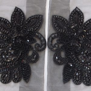 Aplique Negro left-right