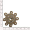154r36-p66-parche-ornamental-plata-y-oro Aplique redondo con pedrería y cristales 12cm