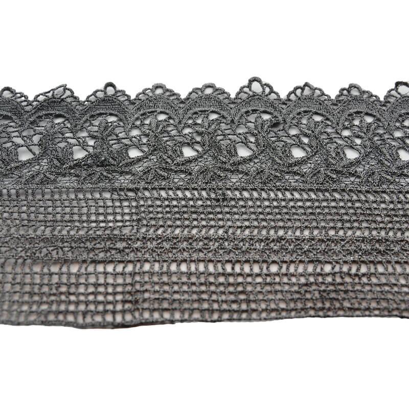 puntilla decorativa con brillo
