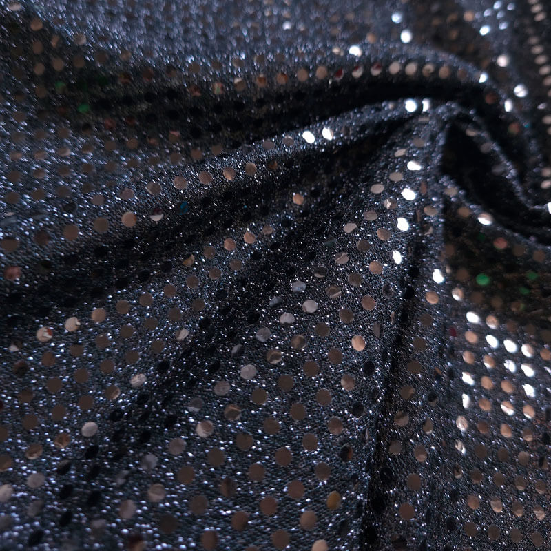 Tela de Lentejuela 3 mm sobre Punto Ancho 1,15 m - Imagen 34