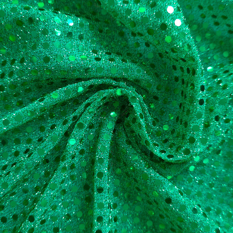 Tela de Lentejuela 3 mm sobre Punto Ancho 1,15 m - Imagen 4