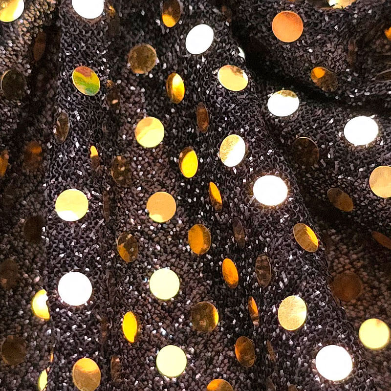 Tela de Lentejuela 3 mm sobre Punto Ancho 1,15 m - Imagen 31