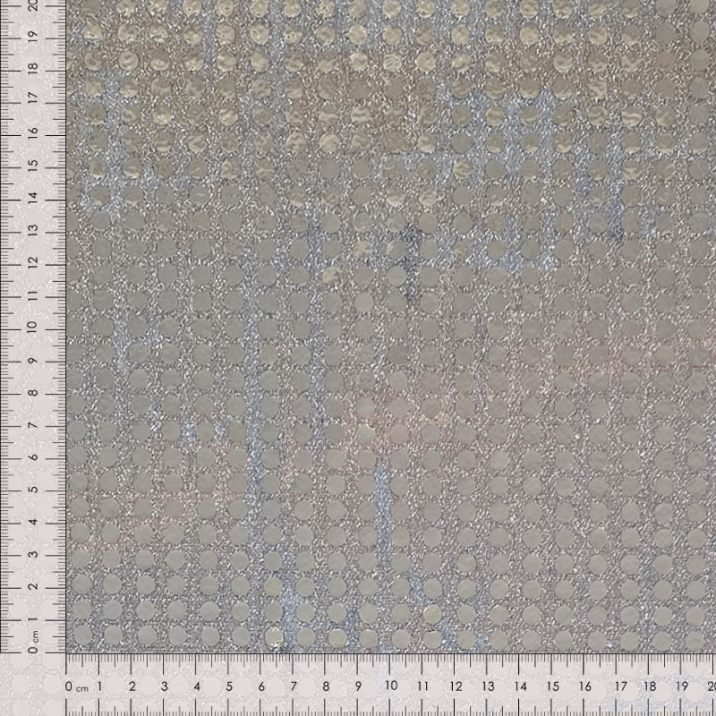 Tela de Lentejuela 6 mm Ancho 1,50M (Base Punto) - Imagen 5