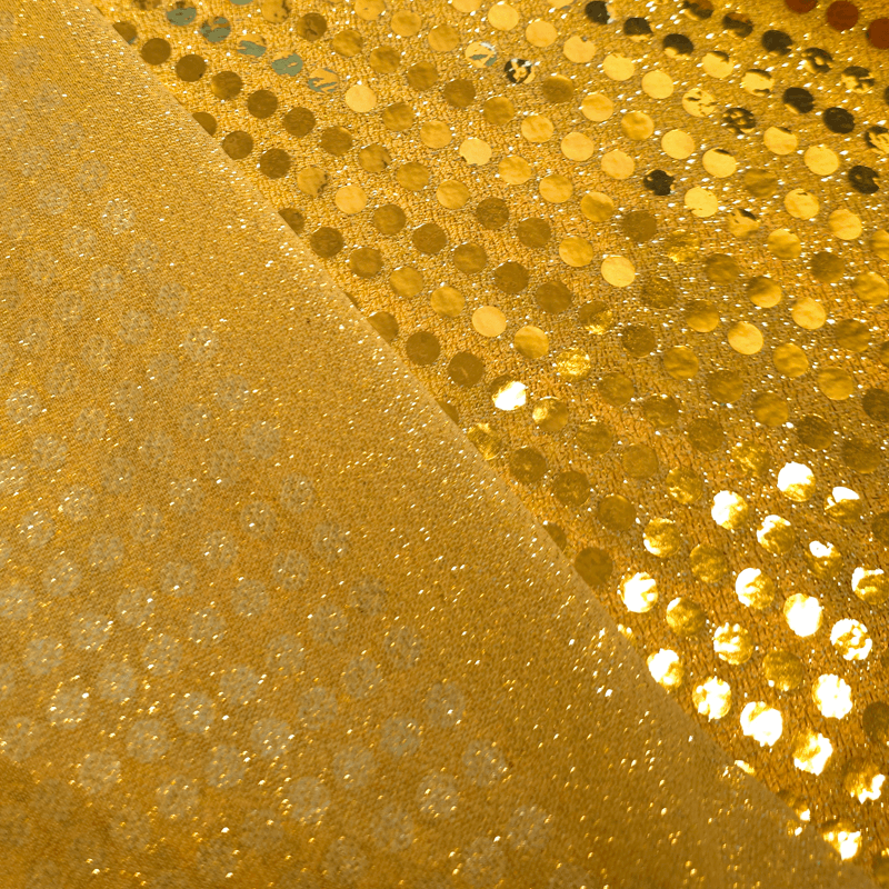 Tela de Lentejuela 6 mm Ancho 1,50M (Base Punto) - Imagen 6