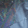 Tela holográfica con lentejuela rombo en múltiples colores