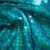 Tejido con lentejuela rombo multicolor para espectáculo