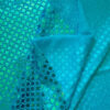 Tela holográfica con patrón rombo de lentejuela brillante
