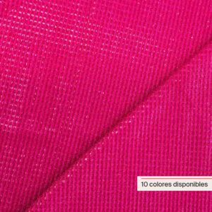 tejido glitter texturizado base punto