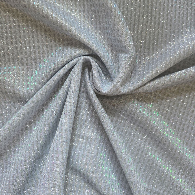 tela purpurina con textura ligera
