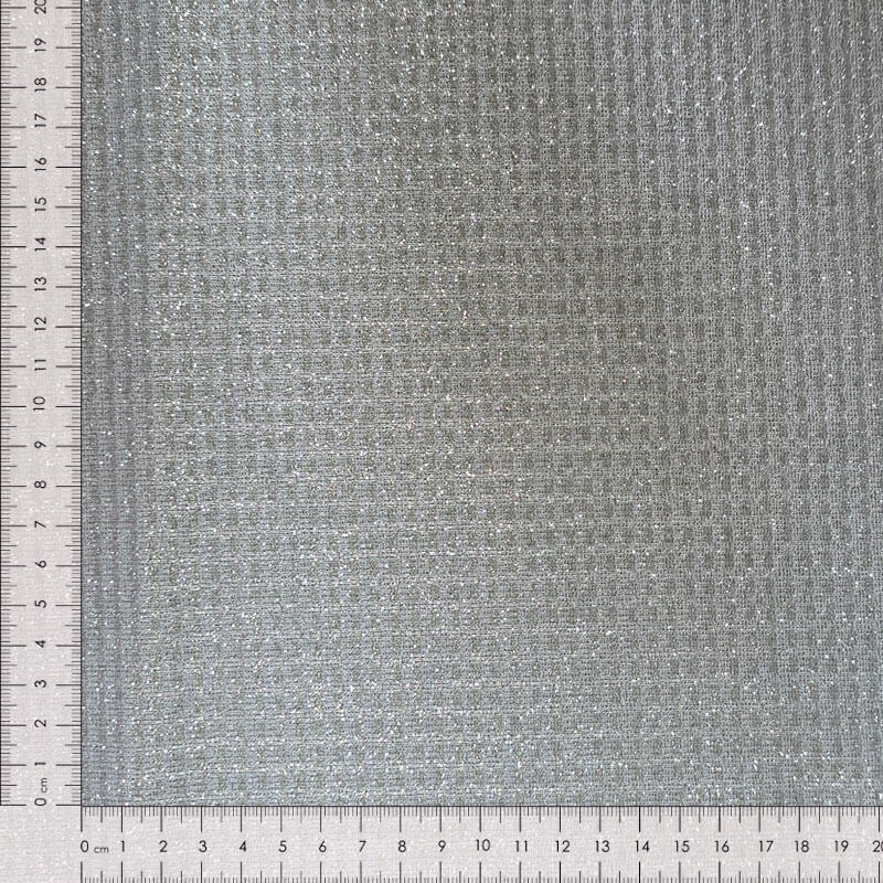 tejido brillante con efecto trama visible