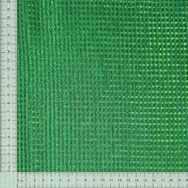 tela purpurina con textura ligera verde