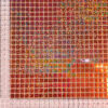 tela de naranja holográfica diseño textil