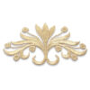 Aplique textil bordado oro para confección
