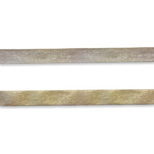 Cinta decorativa metalizada oro y plata