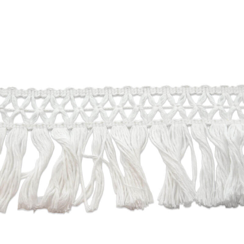 Fleco textil con caída natural para acabados decorativos