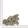51649430-parche-floral-oro-decorativo Aplique flor oro bordada de 13 cm