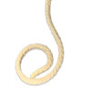Cordón macramé natural para decoración.