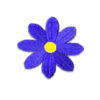 Parche bordado flor azul referencia 524.3290