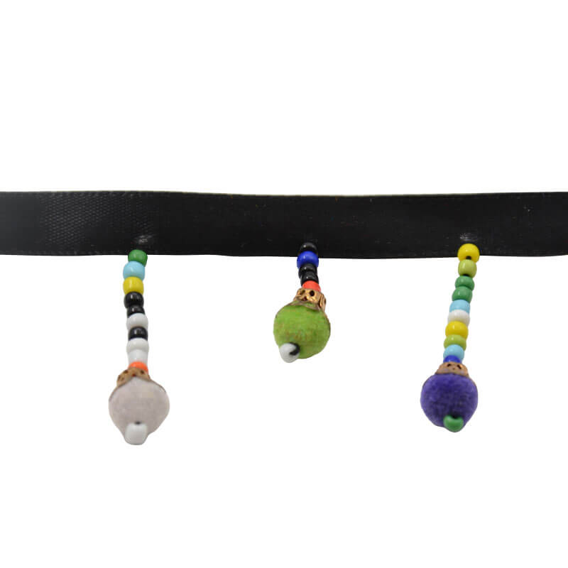 fleco multicolor para confección festiva