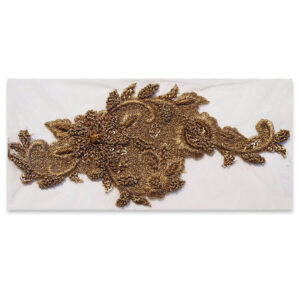 Aplicación decorativa metalizada de alta ornamentación