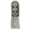 Hombrera decorativa con flecos tipo cadena
