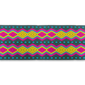 Galón jacquard de colores vivos