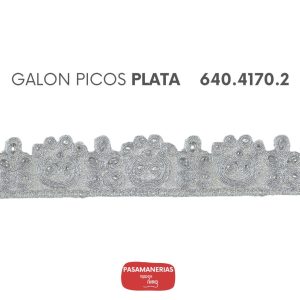 GALON PICOS PLATA 640.4170.2