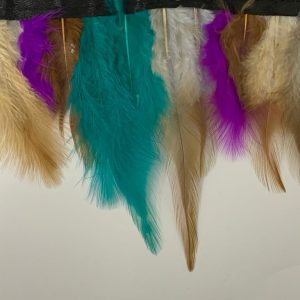Galon Plumas Multi Morado