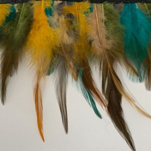 Galon Plumas Multi Ocre
