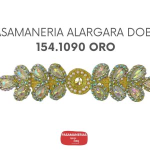 PASAMANERIA ALARGADA DOBE ORO 154.1090