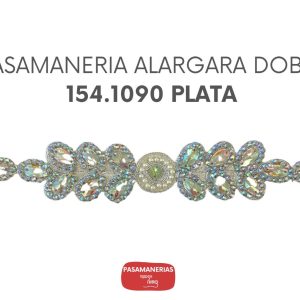 PASAMANERIA ALARGADA DOBLE PLATA 154.1090