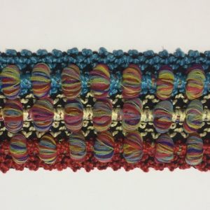 Pasamaneria El&aacute;stica 6cm Azul 9,70mt