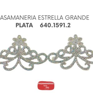 PASAMANERIA ESTRELLA GRANDE PLATA 640.1591.2