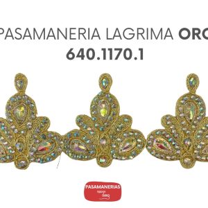 PASAMANERIA LAGRIMA ORO 640.1170.1