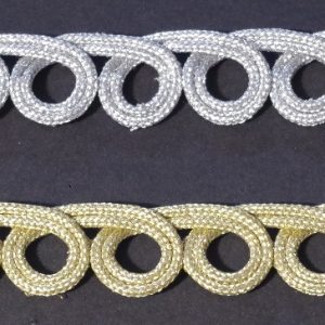 Pasamaneria Metal Plata/Oro