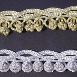 Pasamaneria Metal Plata/Oro