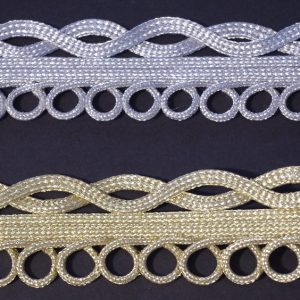 Pasamaneria Metal Plata/Oro