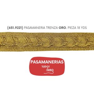 PASAMANERIA TRENZA 651.9221