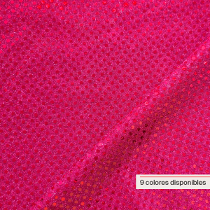 Tela de Punto con Lentejuela Pegada 3 mm