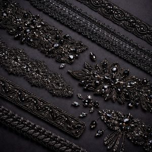 Galones y Aplique Negros