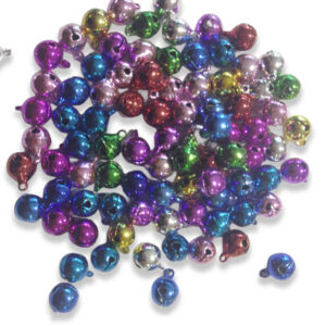 Lote de cascabeles decorativos de colores para confección