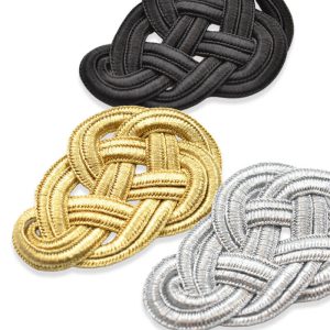 Alamar Aplique Trenzado 7 cm